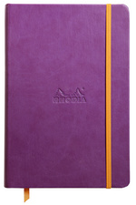 RHODIA Carnet rigide RHODIARAMA, A5, ligné, violet