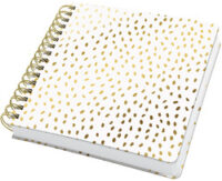 sigel Carnet à spirale Jolie Inspire Square "Golden Rain