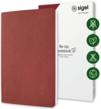 sigel Carnet de notes Re-Up, A5, ligné, rouge
