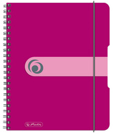 herlitz Cahier à spirales easy orga to go, A5, framboise