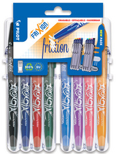 PILOT Stylo roller FRIXION BALL 07 Set2Go, étui de 8