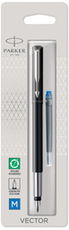PARKER Stylo plume VECTOR, taille de plume: M, noir