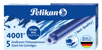 Pelikan Cartouche grande capacité 4001 GTP/5, bleu royal