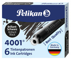 Pelikan Cartouches d'encre 4001 TP/6, marron-brillant