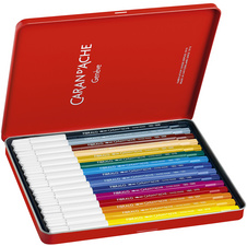 CARAN D'ACHE Feutre FIBRALO, boîte métal de 10 – Image 5