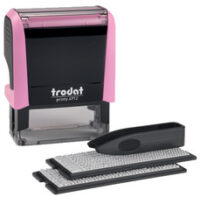 trodat Textstempel-Set Printy 4912 Typomatic, pastell-rosa