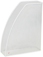 ALBA Porte-revue "MESHMAG", A4, en fil d'acier, blanc