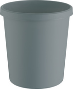 helit Corbeille à papier "the green german", 18 L,gris clair