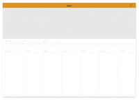 RHODIA Sous-main semainier non daté RHODIATIME, A2