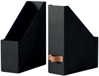 LEITZ Porte-revues Puro, A4, carton, set de 2, noir