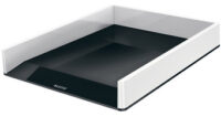 LEITZ Corbeille à courrier WOW Duo Colour, A4, noir