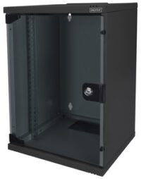 DIGITUS Coffret mural 10", 9 U, (L)312 x (P)300 mm, noir