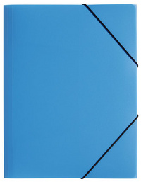PAGNA chemise à élastique, A4, en PP, bleu clair