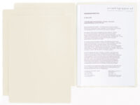 PAGNA chemise de présentation / candidature "Star", A4,beige