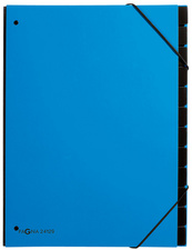 PAGNA Trieur Trend, A4, 12 compartiments, bleu ciel
