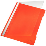 LEITZ chemise à lamelle Standard, format A4, PVC, orange,