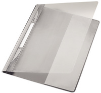 LEITZ Chemise à lamelle Exquisit, format A4+, PVC, gris