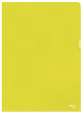 Esselte Pochette coins Standard, A4, PP grainé, jaune