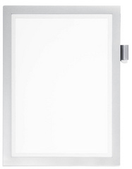 DURABLE Cadre d'affichage DURAFRAME MAGNETIC NOTE, A4 argent