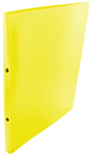 kangaro Classeur à anneaux, 2 anneaux, PP, A4, jaune