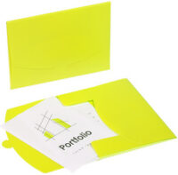 PAGNA Pochette à documents "Wallet", A4, PP, vert tilleul