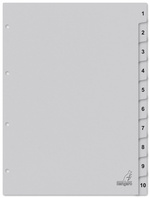 kangaro Intercalaire carton ECO, chiffres 1-10, 10 pièces