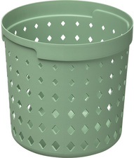 NHG Bac de rangement SEOUL ROUND ORGANIZER L, vert