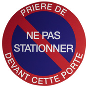 EXACOMPTA Panneau de signalisation "Ne pas stationner