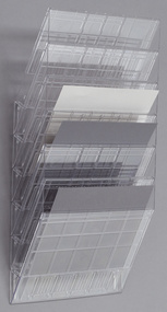 DURABLE Set porte-brochures "FLEXIBOXX 6", A4, transparent