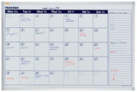 FRANKEN Tableau planning X-tra!Line semainier, 900 x 600 mm