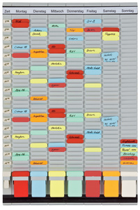 FRANKEN Tableau planning à fiches T, (L)474 x (H)780 mm – Image 3