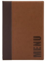 Securit Protège-menus TRENDY, A4, marron clair
