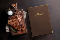 Securit Protège-menus CLASSIC, A5, noir – Image 5