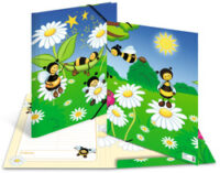 HERMA Chemise à élastiques animaux "Prairie mellifère", A3