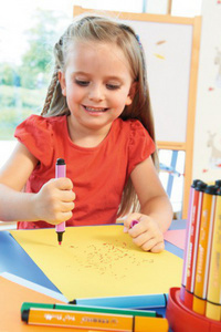 STABILO Stylo feutre Trio Scribbi, rouge