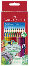FABER-CASTELL Crayons de couleur Colour GRIP, étui de 24