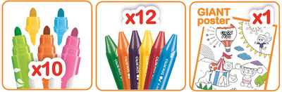 Maped ma première valise à dessin COLOR'PEPS, 23 pièces, – Image 3