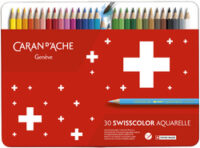CARAN D'ACHE Crayons de couleur SWISSCOLOR Aquarelle
