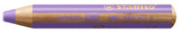 STABILO Crayon multi-talents woody 3en1, rond, mauve pastel