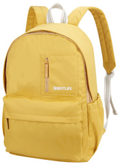 BESTLIFE School Sac à dos pour laptop COL RAINBOW, jaune