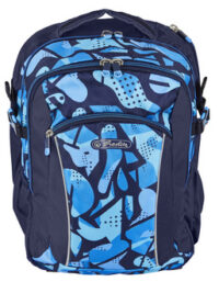 herlitz Sac à dos scolaire Ultimate "Camo Blue