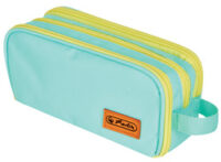 herlitz Trousse à deux compartiments université, menthe/