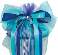 ROTH XXL-Schultütenschleife "California Blue", blau