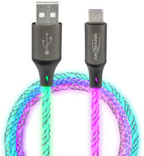 ANSMANN Câble de données & de charge, LED, USB-A/USB-C mâles – Image 3