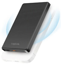 LogiLink Powerbank magnétique, 5.000 mAh, USB-C, noir