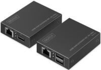 DIGITUS Kit d'extension KVM HDMI 4K, Full HD, 40/70 m
