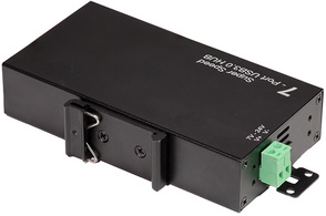 LogiLink Hub industriel USB 3.0, 7 ports, noir – Image 2