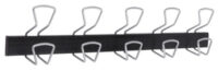 ALBA Portemanteau mural "PRO5", 5 crochets, gris/noir