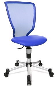 Topstar Siège de bureau pour enfant "TITAN JUNIOR", bleu roi
