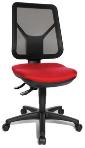 Topstar Fauteuil de bureau "Ergo Net", rouge-ferrari